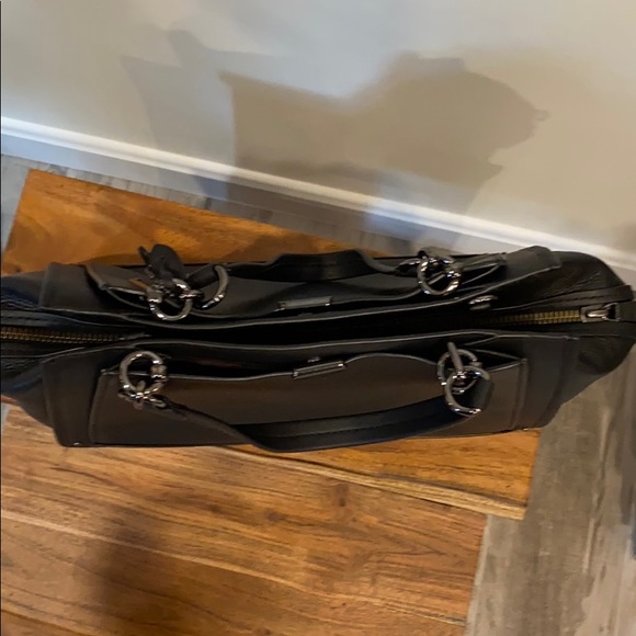 Coach Dreamer 36 Mixed Leather Black Gunmetal - Picture 5 of 10